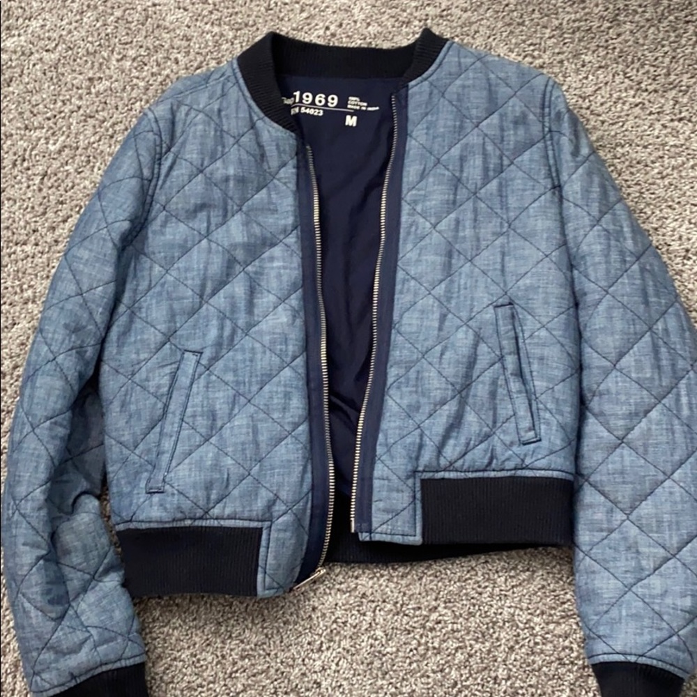 Gap Denim Bomber Jacket